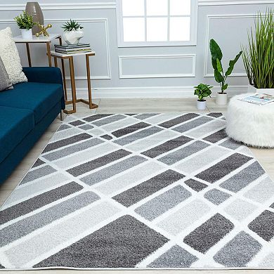 Mason Brooks Contemporary Geometric Area Rug