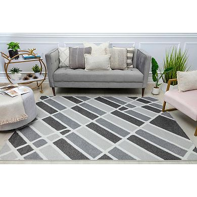 Mason Brooks Contemporary Geometric Area Rug