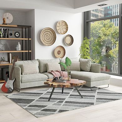 Mason Brooks Contemporary Geometric Area Rug