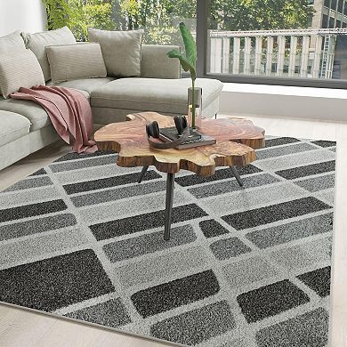 Mason Brooks Contemporary Geometric Area Rug