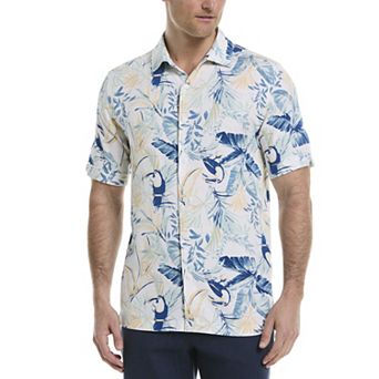 Men's Cubavera Short Sleeve Toucan Print Graphic Tee
