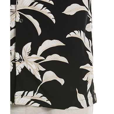 Men's Cubavera Short Sleeves Tropical Print Shirt