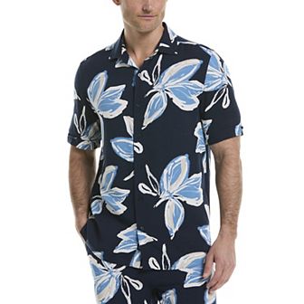 Men's Cubavera Short Sleeve Tropical Print Shirt