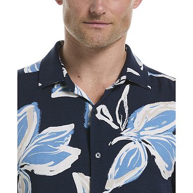 Men's Cubavera Short Sleeve Tropical Print Shirt