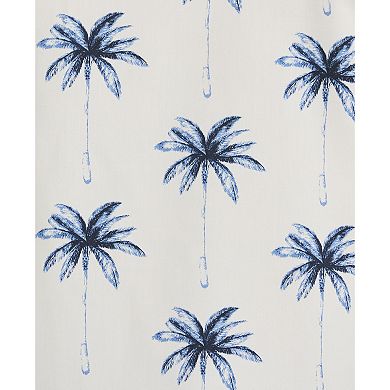 Men's Cubavera Short Sleeve Palm Tree Print Shirt