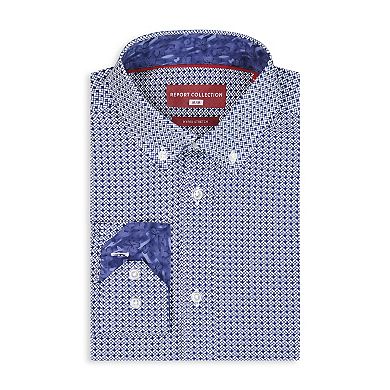 Men's Report Collection 4-Way Performance Button-Down Shirt