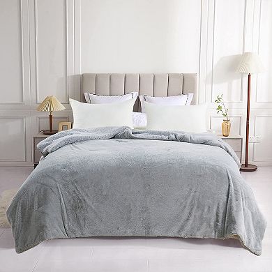 Plain Faux Fur Blanket