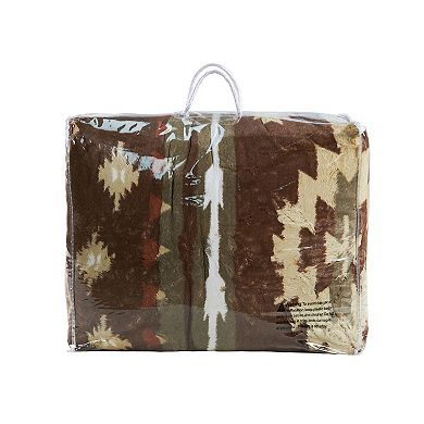 Home Soft Things Southwest Faux Fur Blanket