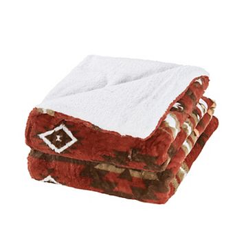 Home Soft Things Southwest Faux Fur Blanket