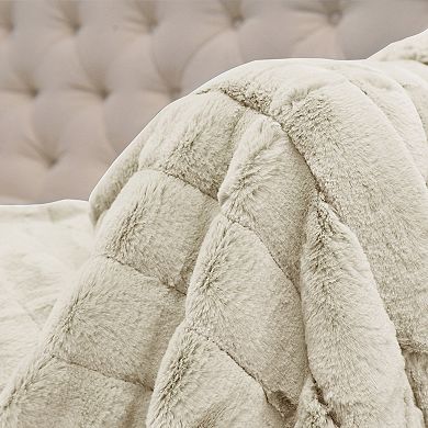 Home Soft Things Super Mink Faux Fur Throw Blanket