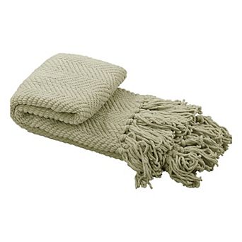 Home Soft Things Woven Tweed Throw Blanket