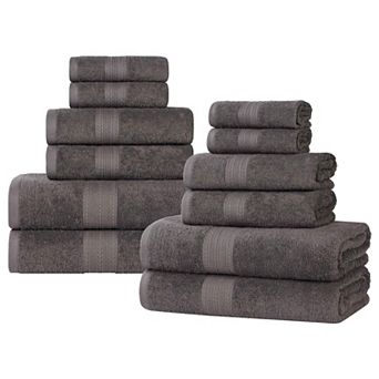 SUPERIOR Cotton 12 pc Solid Towel Set