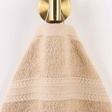 SUPERIOR Cotton 6-Piece Absorbent Solid Towel Set