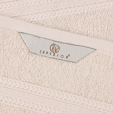 SUPERIOR Cotton 2-Piece Solid Bath Sheet Set