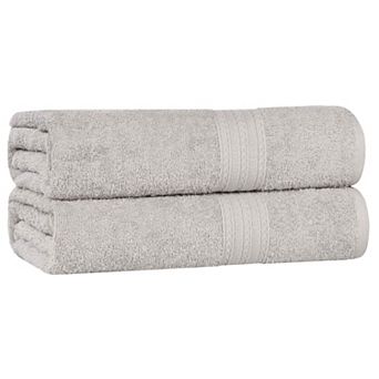 SUPERIOR Cotton 2 pc Solid Bath Sheet Set