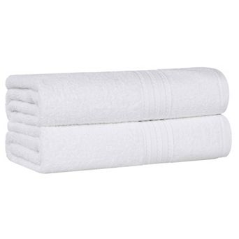 SUPERIOR Cotton 2 pc Solid Bath Sheet Set