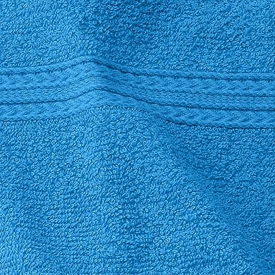 SUPERIOR Cotton 12-Piece Solid Face Towel Set