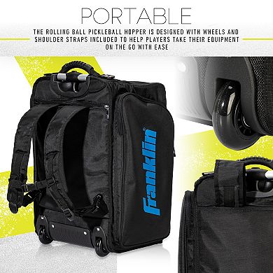 Franklin Sports Rolling Ball Portable Pickleball Hopper Bag
