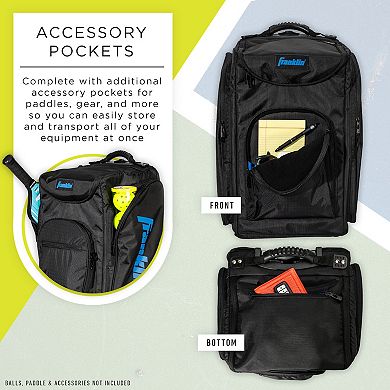 Franklin Sports Rolling Ball Portable Pickleball Hopper Bag