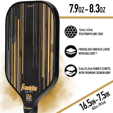 Franklin Sports Signature Series 16mm Lilac Pickleball Paddle