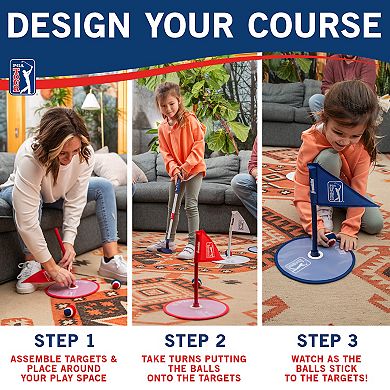 Franklin Sports PGA TOUR Putt N Stick Mini Golf Set