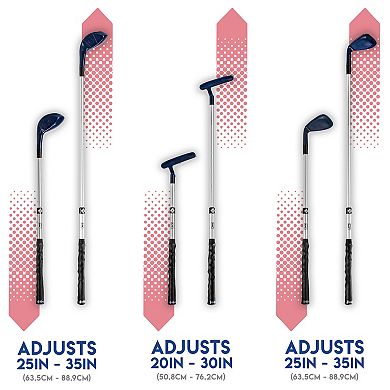 Franklin Sports PGA TOUR Kids' Plastic Golf Clubs Set