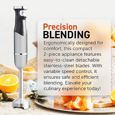 Elite Cuisine Variable Speed Immersion Hand Blender