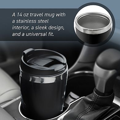 Elite Cuisine Single Serve Personal Coffee Maker with Stainless Steel Travel Mug