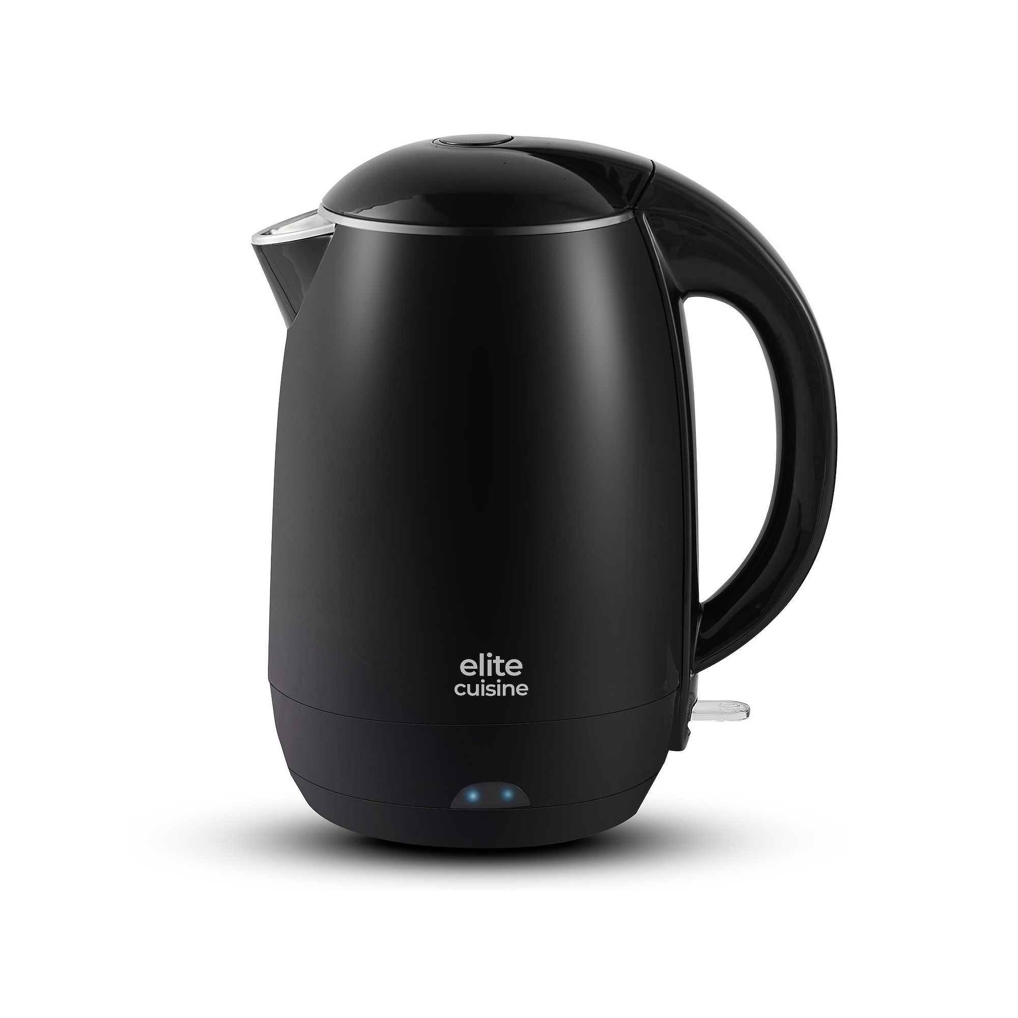 Elite Cuisine 1.8Qt. Cool-Touch Electric Kettle with Stainless Steel Interi