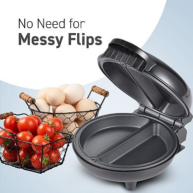 Elite Cuisine Non-Stick Dual Omelet & Frittata Maker