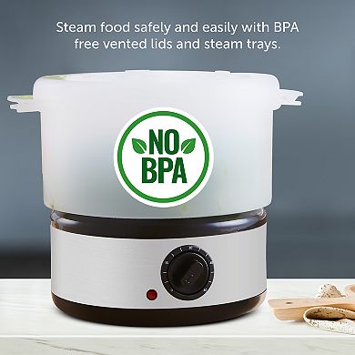 Elite Cuisine 2.5-qt. Electric Food Steamer