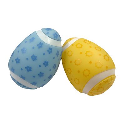 Woof 2-Pack Vinyl Egg Dog Toys