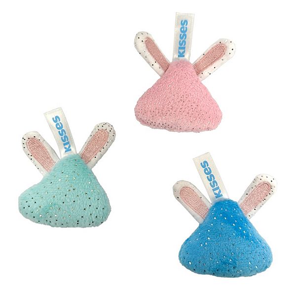 Meow 3-Pk. Hershey's Kisses Bunny Cat Toys - Multi