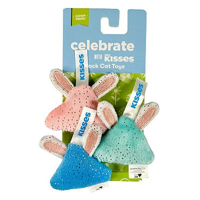 Meow 3-Pk. Hershey's Kisses Bunny Cat Toys