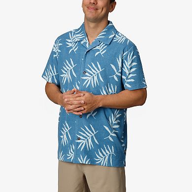 Men's REEF Terry Short Sleeve Button-Down Shirt