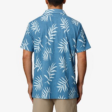 Men's REEF Terry Short Sleeve Button-Down Shirt