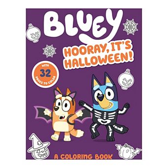 Bluey: Hooray, It's Halloween! Children's Paperback Coloring Book