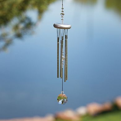 Woodstock Chimes Indoor / Outdoor Silver Finish Wind Chime