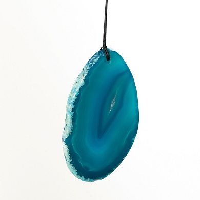 Woodstock Chimes Large Green Agate Wind Chime