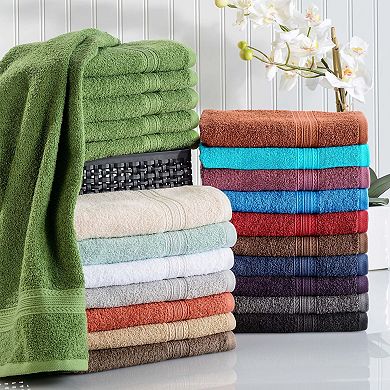 SUPERIOR Cotton 6-Piece Solid Hand Towel Set