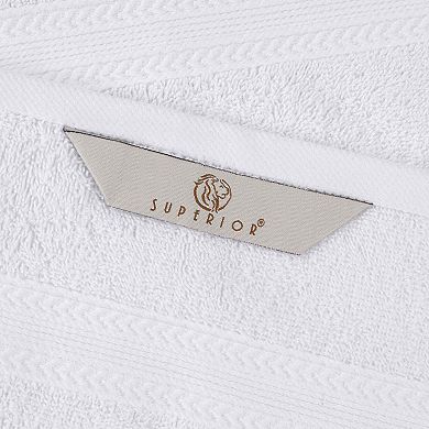 SUPERIOR Cotton 6-Piece Solid Hand Towel Set