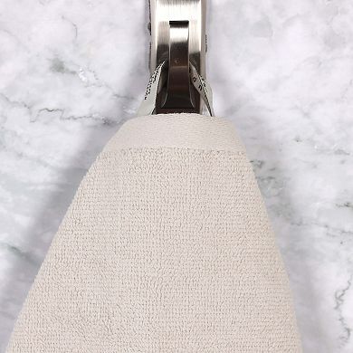 SUPERIOR 3-Piece Lodie Cotton Solid Plush Absorbent Two-Toned Towel Set