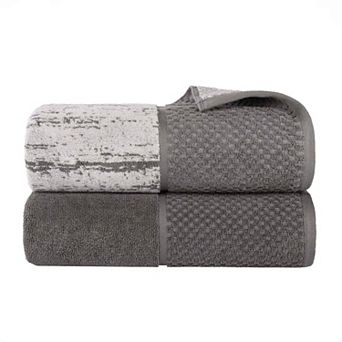 SUPERIOR 2 pc Lodie Cotton Bath Sheet Set
