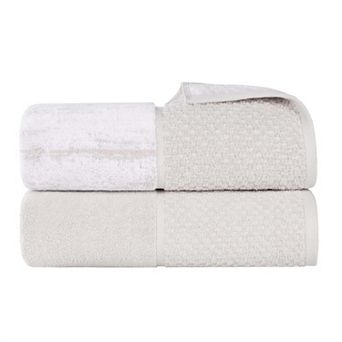 SUPERIOR 2 pc Lodie Cotton Bath Sheet Set