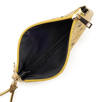 Disney's Minnie Mouse Gold Metallic Wristlet
