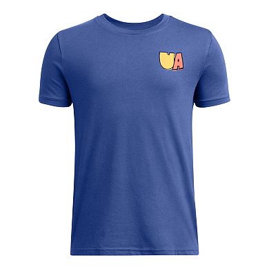 Boys 8-20 Under Armour Cartoon Letters Short Sleeve Tee