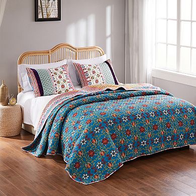 Greenland Home Fashions Thalia Quilt Set