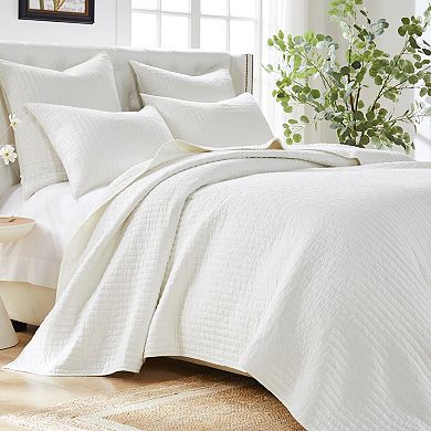 Greenland Home Fashions Monterrey White Quilt Set