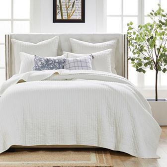 Greenland Home Fashions Monterrey White Quilt Set