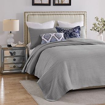 Greenland Home Fashions Monterrey White Quilt Set